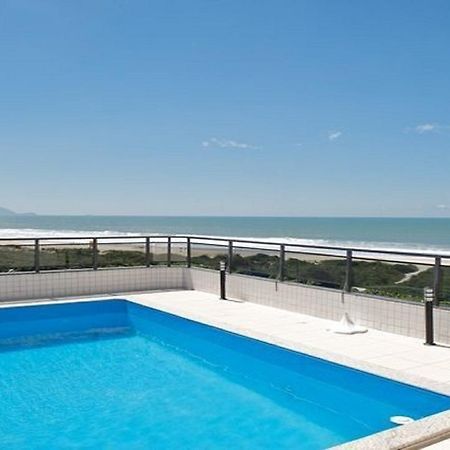 Apartamento Linda Cobertura Frente Mar Com Piscina Privativa E Pe Na Areia! Florianópolis Exterior foto