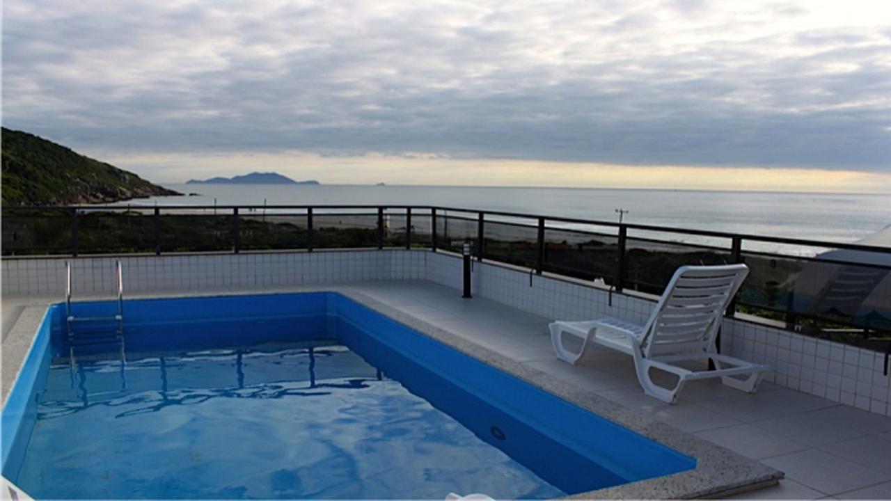 Apartamento Linda Cobertura Frente Mar Com Piscina Privativa E Pe Na Areia! Florianópolis Exterior foto