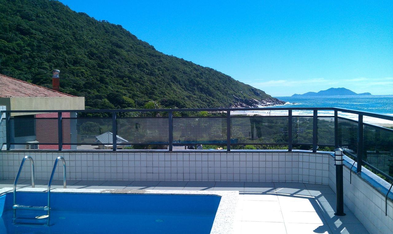 Apartamento Linda Cobertura Frente Mar Com Piscina Privativa E Pe Na Areia! Florianópolis Exterior foto
